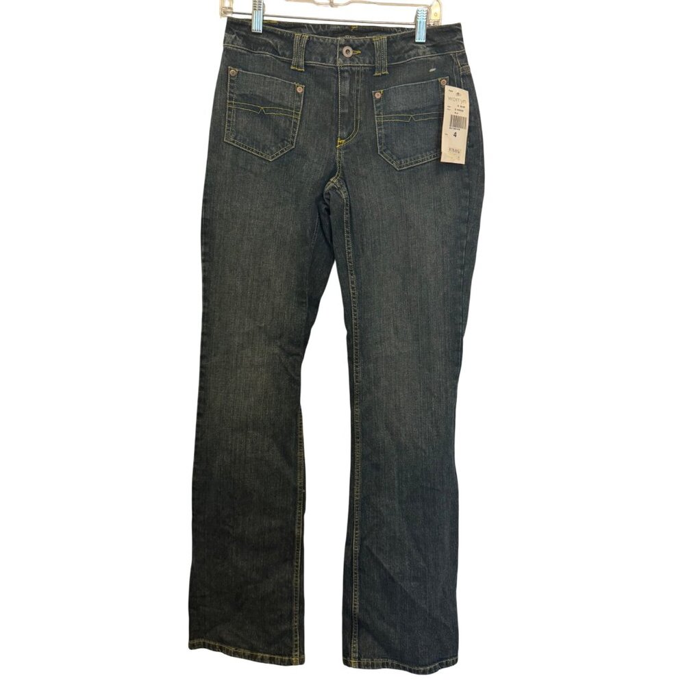 Womyn Coming & Going Denim Womens Size 4 Blue Cotton Blend Jeans Made In USA